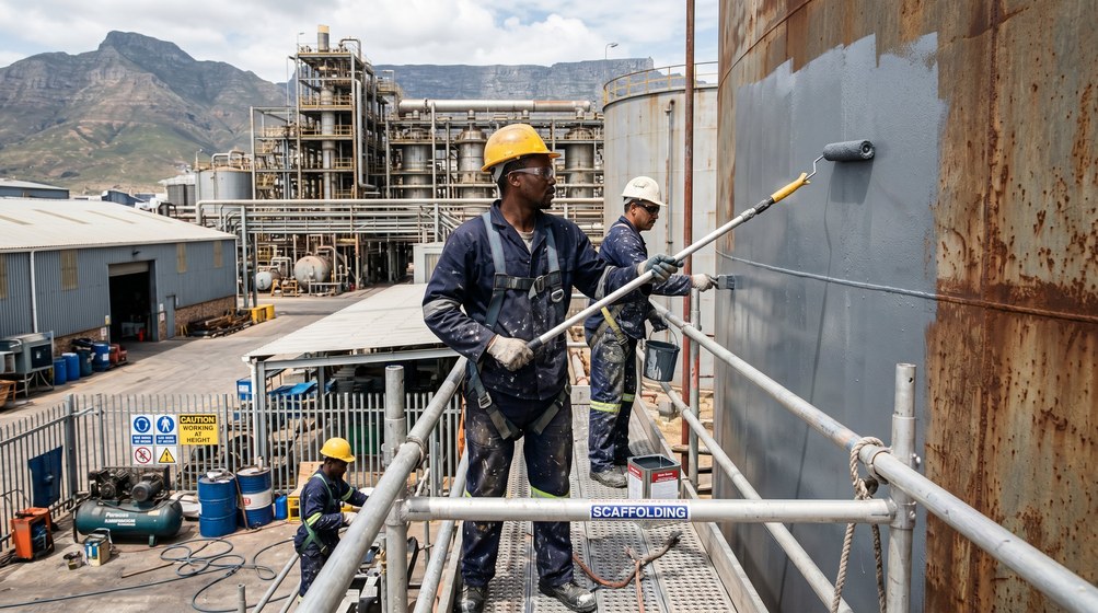 Professional warehouse painting contractors in Centurion - Highveld industrial specialists